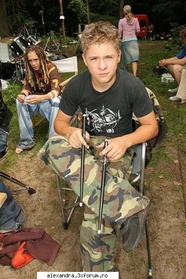 poze cu gustav - si de la filmarile la durch den monsun - GUSTAV